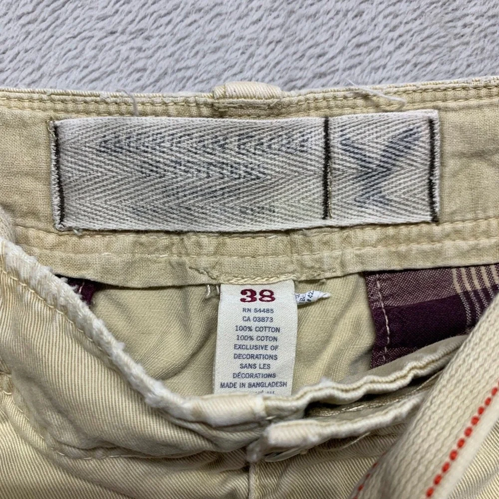Vintage AE American Eagle Mens 38 Distressed Cargo Short Heavy Weight‎ Y2K